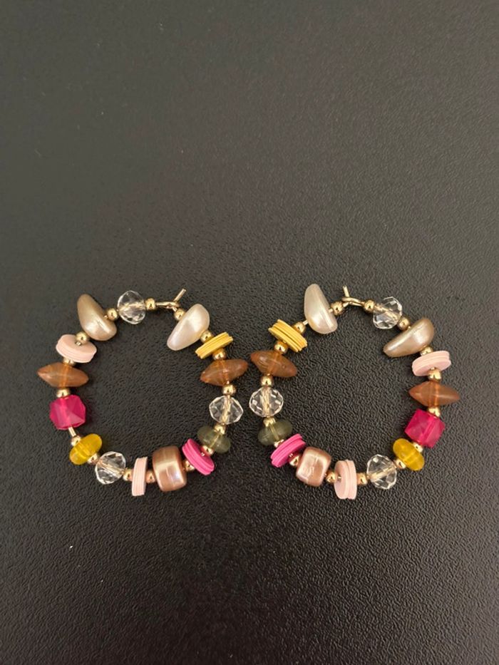 Petites créoles perles