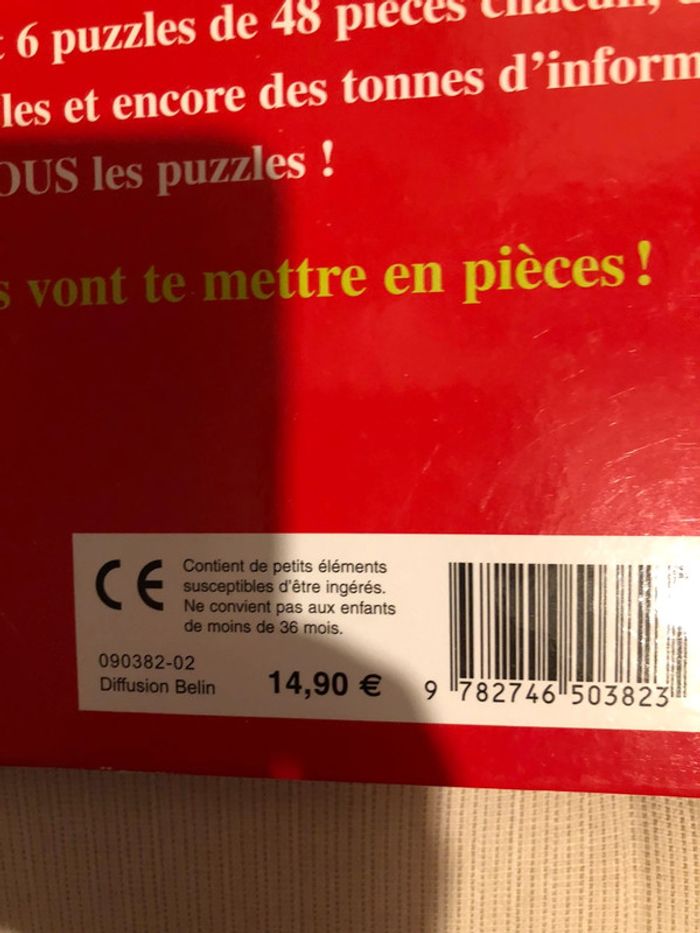 Livre avec plusieurs pages de puzzle dinosaures - photo numéro 7