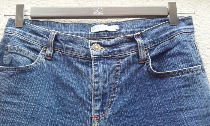 Jeans court à grands rebords Cache Cache femme - photo numéro 3