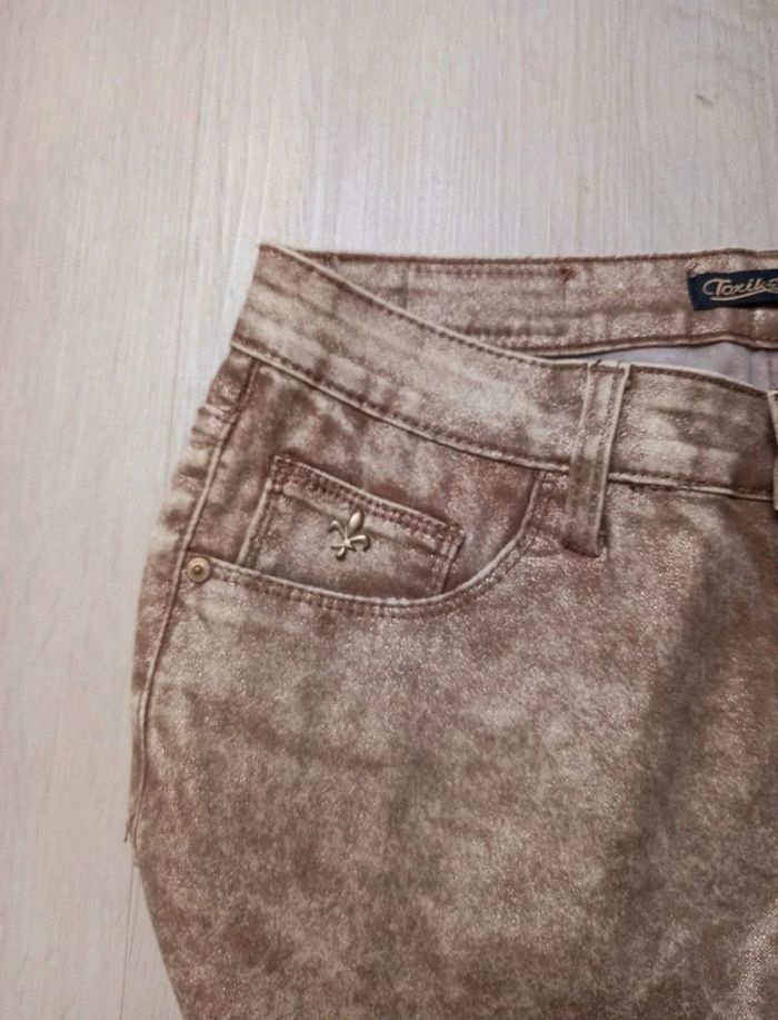Pantalon  bruin dorée Toxik taille 38 - photo numéro 6