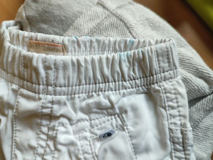 Lot ensemble pantalon t-shirt manches longues sweat zippé à capuche en 6M - photo numéro 9