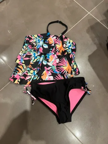 Maillot de bain fille 2 pieces 4/5 ans