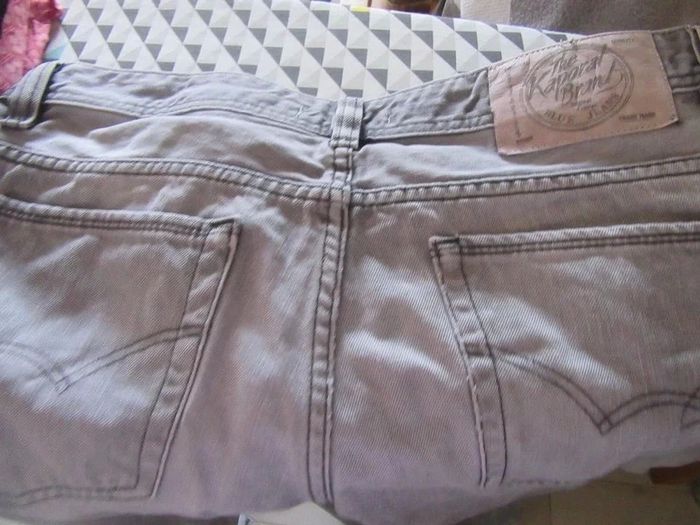 Jean gris slim  homme taille 34 US Kaporal - photo numéro 4