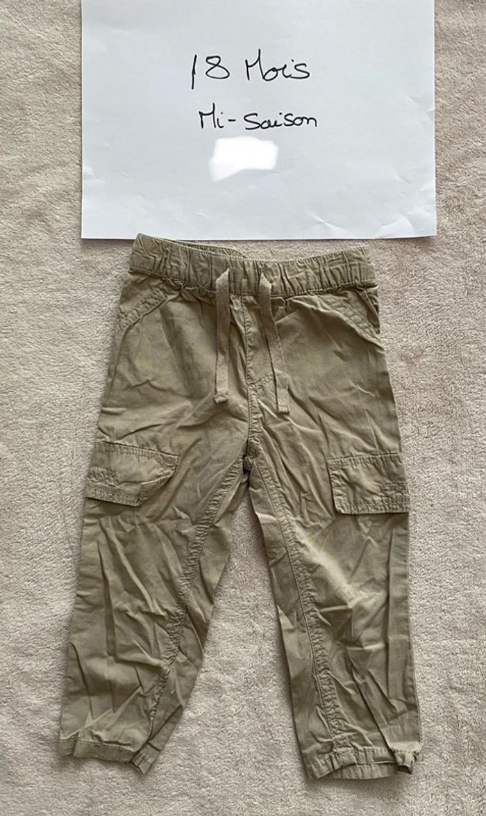 Lot 3 pantalons jeans légers - Creeks, Kimbaloo, In extenso - 18 mois - TBE - photo numéro 10