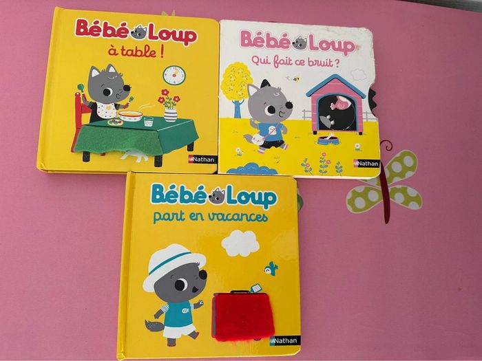 Lot Livres bébé loup