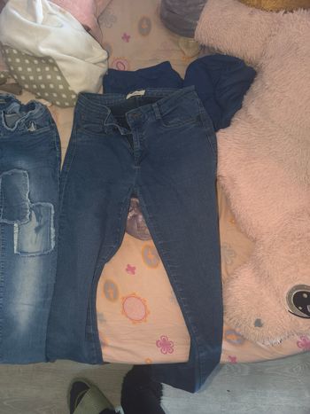 Lot jeans fille 