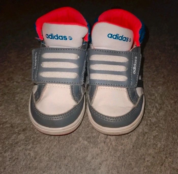 Chaussures baskets hautes à scratchs bébé 20 adidas - photo numéro 2