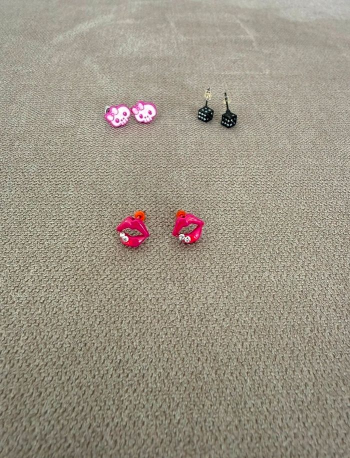Lot boucles d'oreilles fantaisie - photo numéro 4