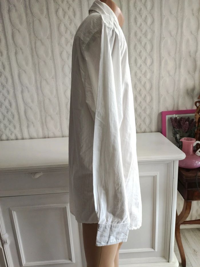 Chemise blanche homme coupe ajustée - photo numéro 5