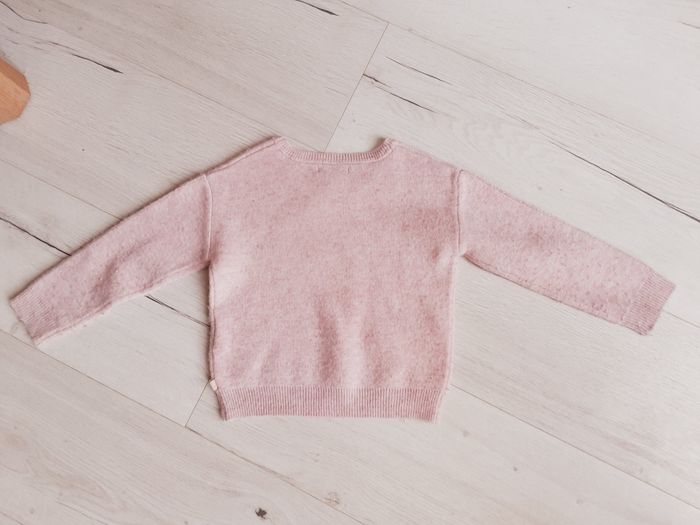 Vêtement fille pull rose Okaïdi coccinelle 3 ans - photo numéro 4