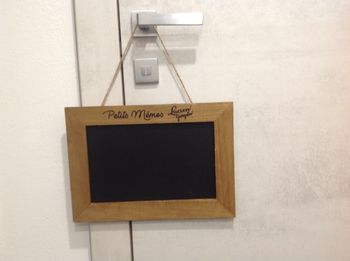 Ardoise pense-bête décorative à suspendre