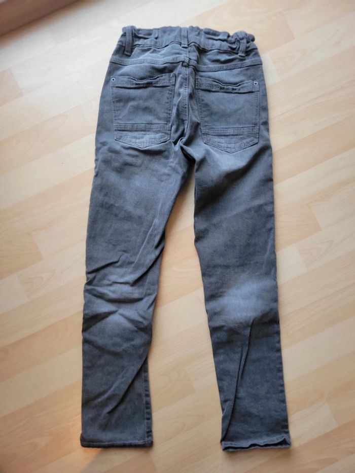 Pantalon garçon 10 ans style slim gris - photo numéro 8