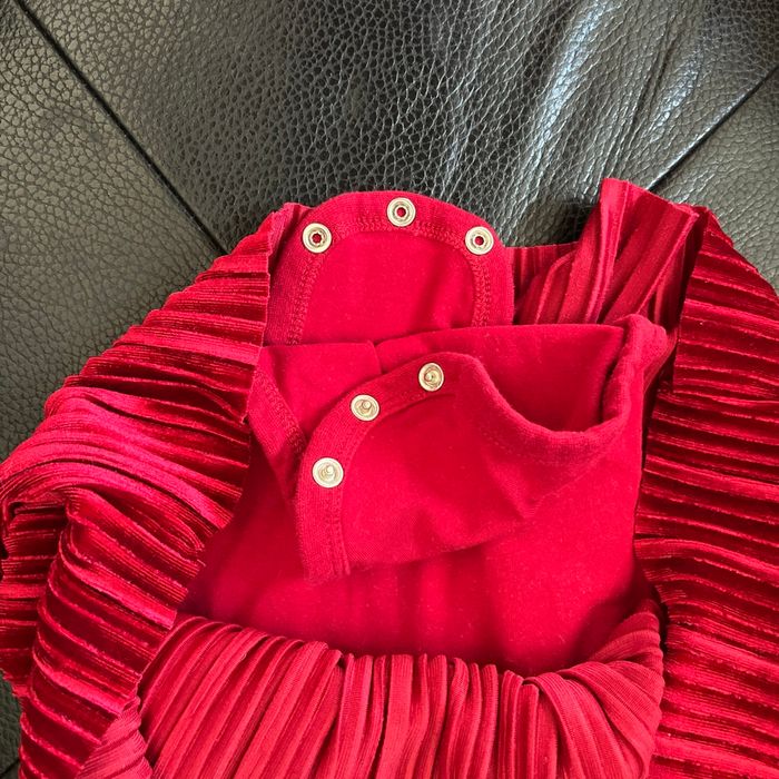 Robe velour rouge - photo numéro 4
