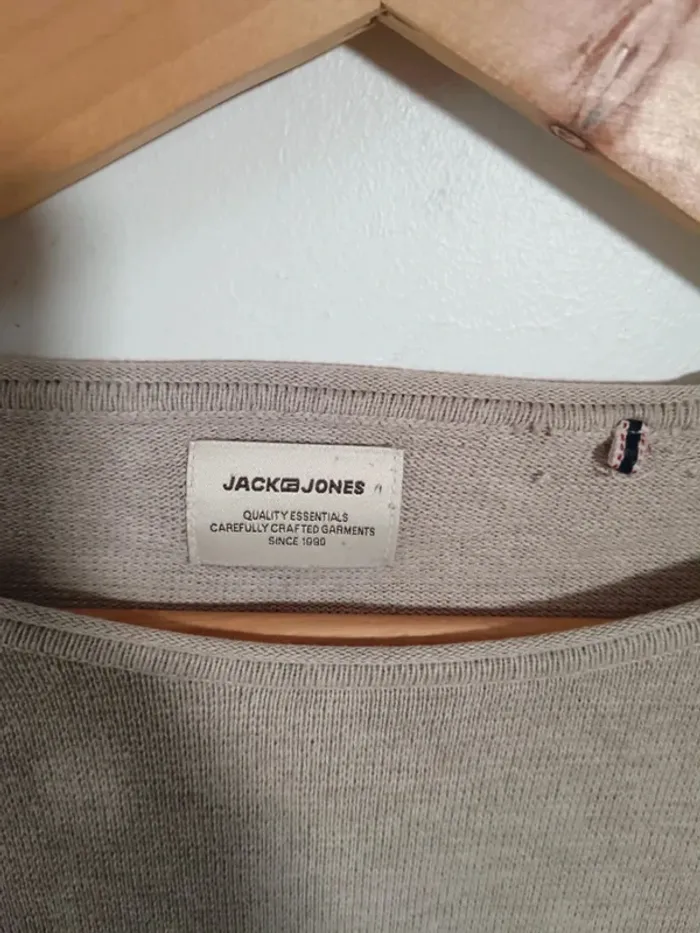C1 pull beige jack & Jones XS - photo numéro 3