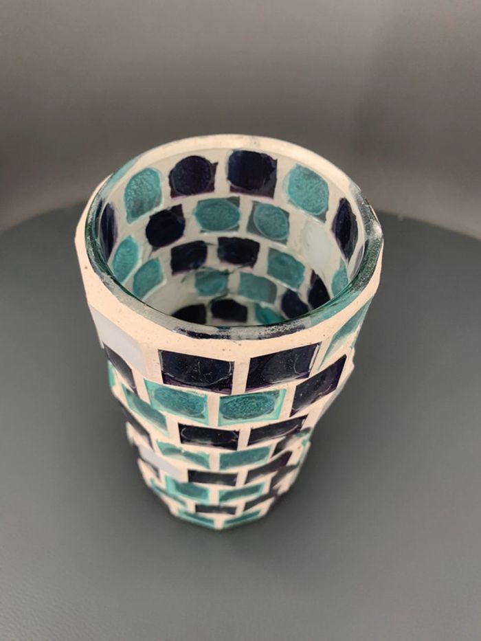 Vase original turquoise - photo numéro 2