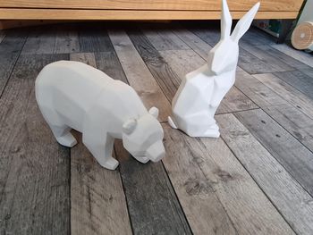 Figurines style origami