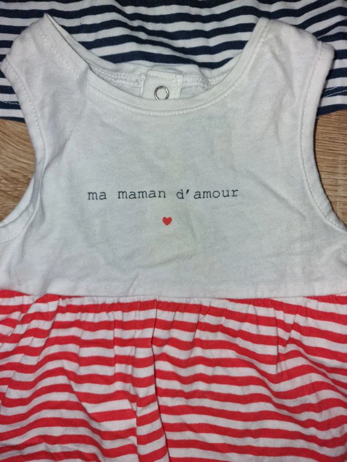 Lot de 2 robes 6 mois - photo numéro 2