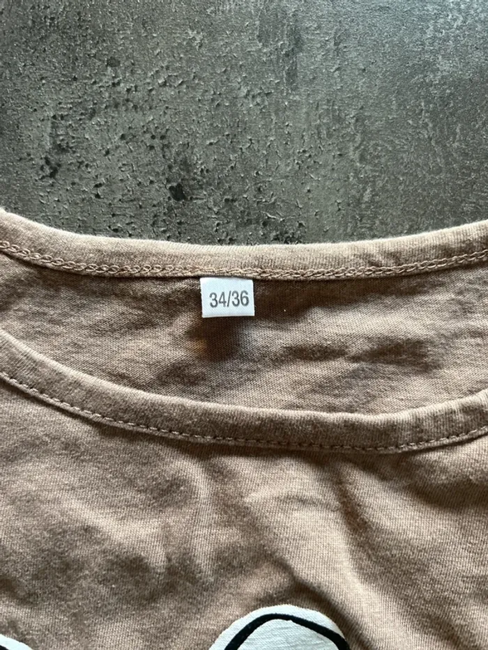 T-shirt de pyjama femme, taille 34/36 - photo numéro 2