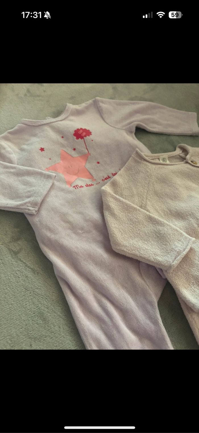 2 pyjamas 6 mois - photo numéro 2