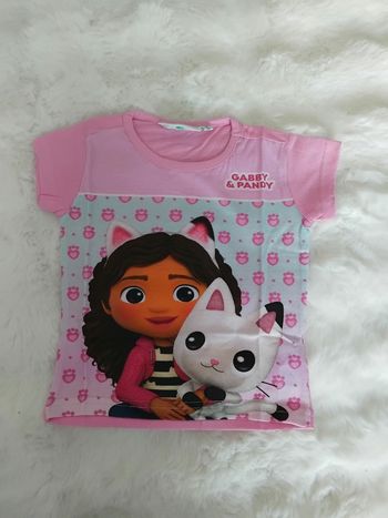 Tee-shirt fille Gabby’s Dollhouse neuf ,6 ans