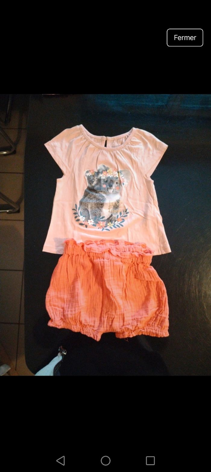 Ensemble fille 92cm