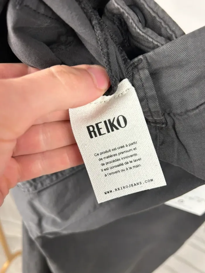 Pantalon cargo Gris Reiko W23 Neuf - photo numéro 7