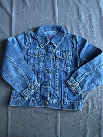 Veste en jean petite fille 