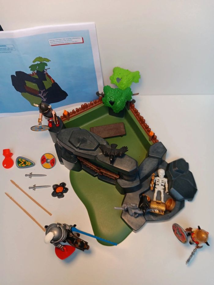 Lot figurines playmobil camp de Vikings - photo numéro 3