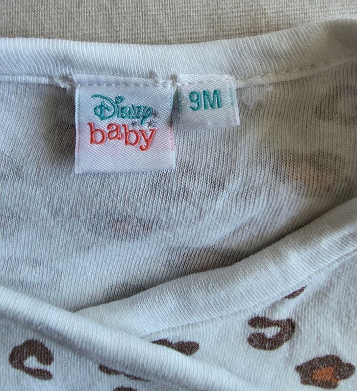 Gémo Disney Lot Ensemble Camel & Body Mickey Léopard 9 mois - photo numéro 7