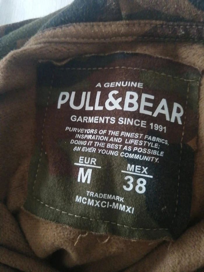 pull et pull a capuche Pull & Bear marron taille M - photo numéro 6