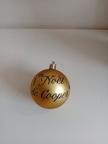 Boule de Noël premier Noël