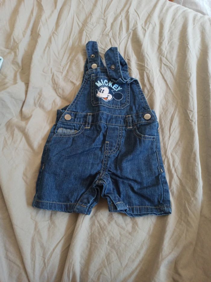Salopette short 6 mois