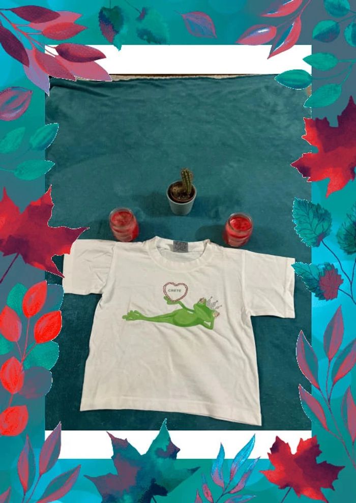 Tee shirt manche courte zoe taille 1 2 ans