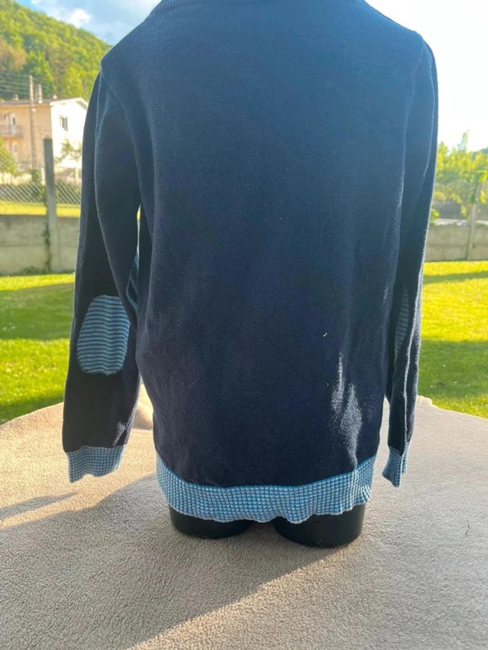 Pull bleu marine DPAM neuf sans étiquette - photo numéro 2