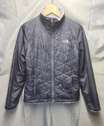 Veste matelassée The North Face femme S violet doublure polaire sherpa hiver