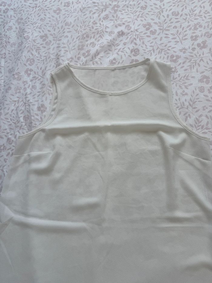 Haut blanc taille 40/42 - photo numéro 3