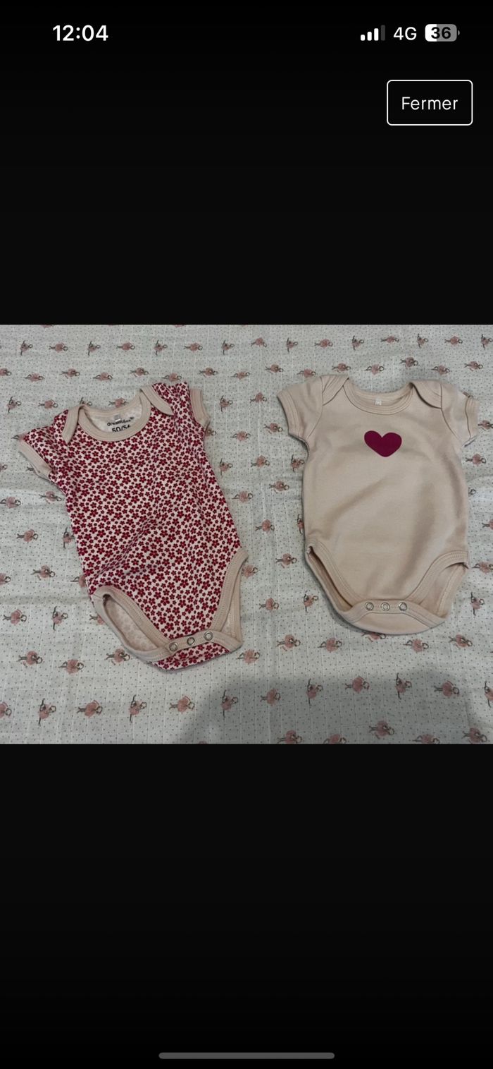 Lot vêtement 1 mois fille - photo numéro 10