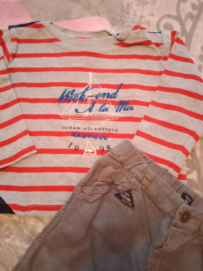 Ensemble marin 12 mois - photo numéro 2