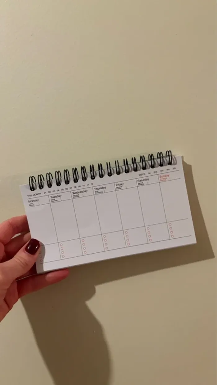 Weekly planner - photo numéro 2