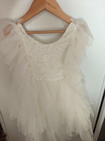 Robe de cérémonie bébé fille blanche