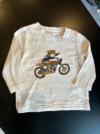Teeshirt manche longue blanc