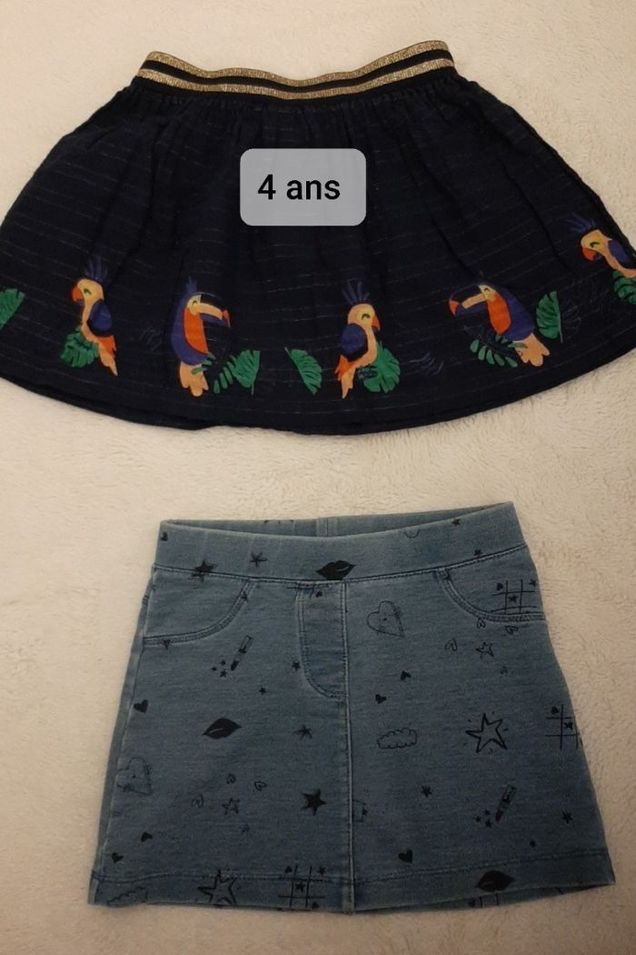 2 jupes 4 ans