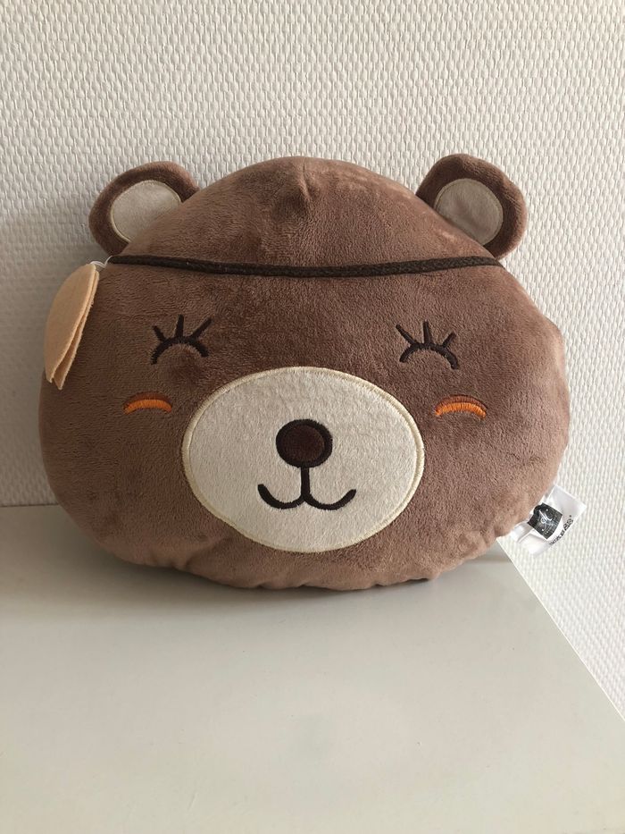 Coussin ours enfant