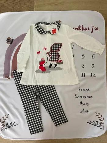 Ensemble bébé fille – Taille 18 mois – Marque Plus Collection