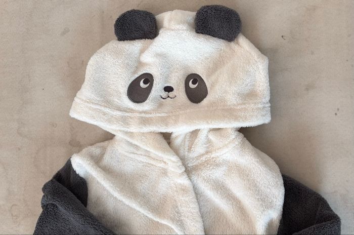 Peignoir polaire panda 6ans - photo numéro 2
