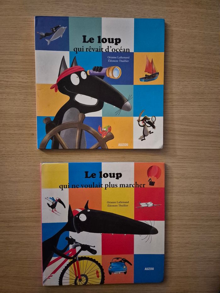 Lot de livres Le loup