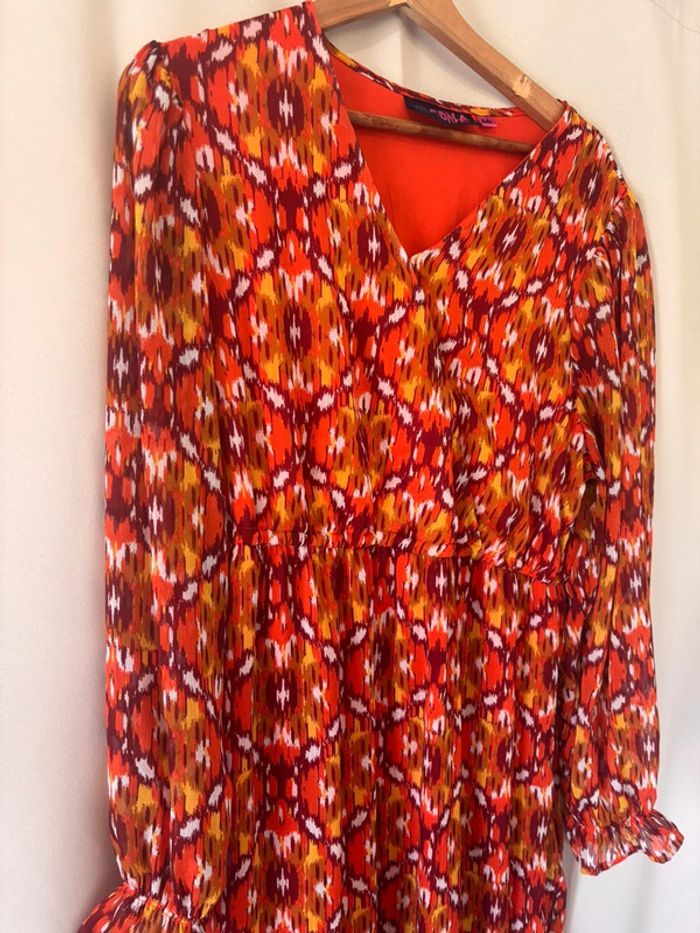 Robe longue à motif - photo numéro 2