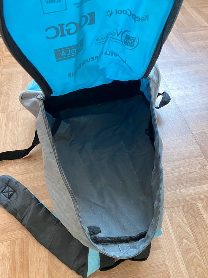 Sac à dos bleu et gris pour randonnée ou sport - photo numéro 2