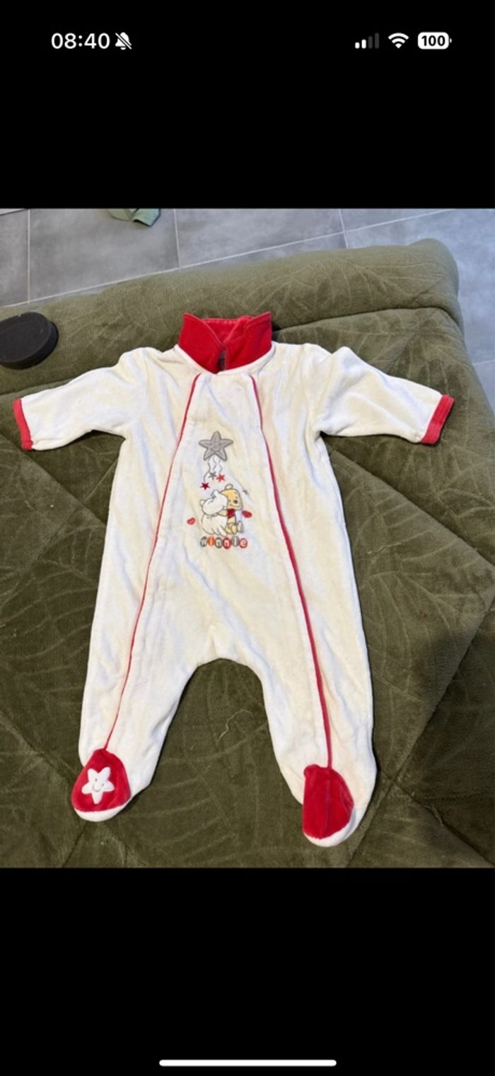 Lot pyjama hiver et 1 en coton - photo numéro 2