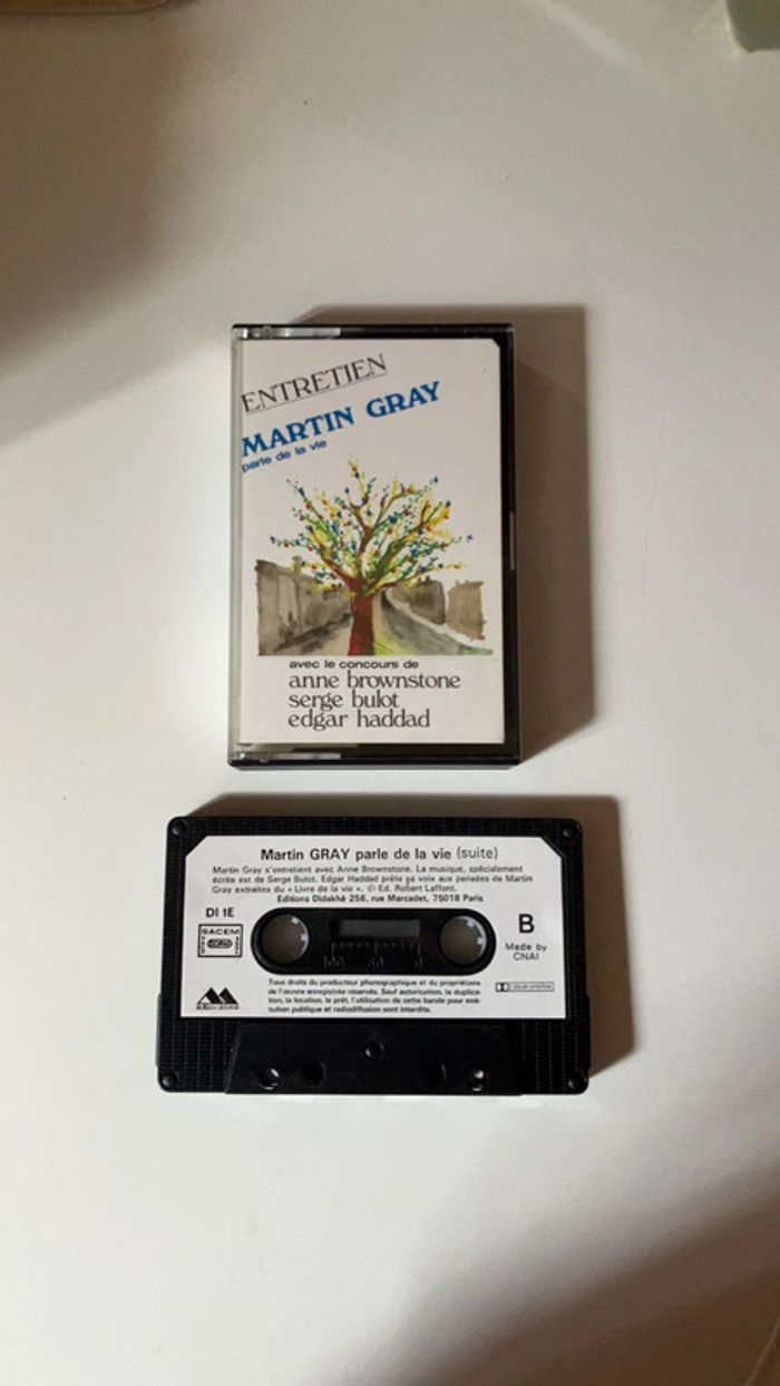 Cassette Audio . Martin Gray parle de sa vie. - photo numéro 3